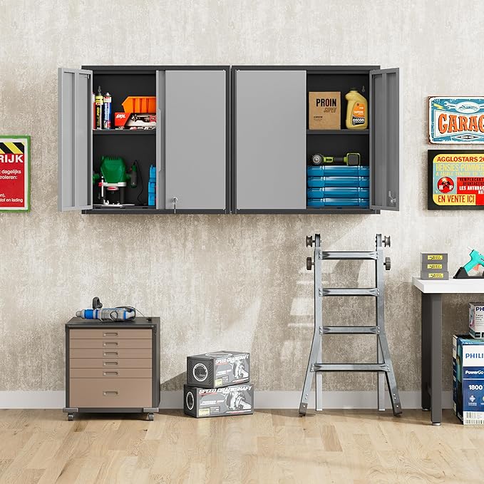 Garage Wall Cabinet, Metal Wall Cabinets - Image 2