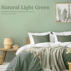 Dimoon 17.7''x118'' Peel and Stick Wallpaper Light Green Contact Paper - Image 7