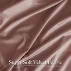 NICETOWN Room Darkening Dusty Pink Velvet Curtains 96 inch Length - Image 4