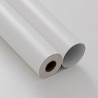 Grasscloth White Peel and Stick Wallpaper 20.8"x394" Thick Slight Embossed - Image 8