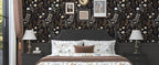 Vintage Adhesive Shelf Liner Contact Paper, 17.5" x 78" Black Floral Theme - Image 7