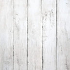 CiCiwind 590 in x17.7 in White Wood Peel and Stick Wallpaper Removable Vintage by CiCiwind