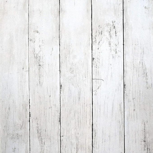 39.37 ft x17.7 in White Wood Peel and Stick Wallpaper White Wall Paper by CiCiwind