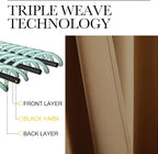 NICETOWN Sleek Blackout Curtains 45 inches Length - Image 4