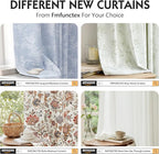 FMFUNCTEX 100% Brown Blackout Curtains - Image 8
