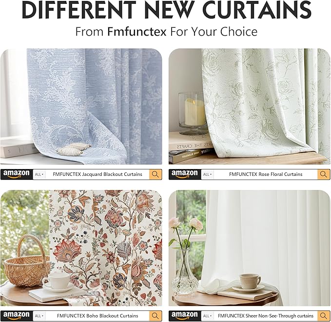 FMFUNCTEX 100% Brown Blackout Curtains - Image 8