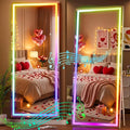Hasipu 75"x28" LED RGB Bluetooth Full Length Mirror by Whatssuitableisthebest