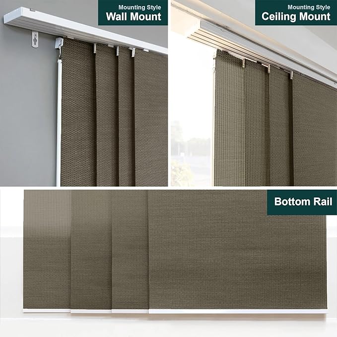 CHICOLOGY Panel Track Vertical Blinds - Image 7
