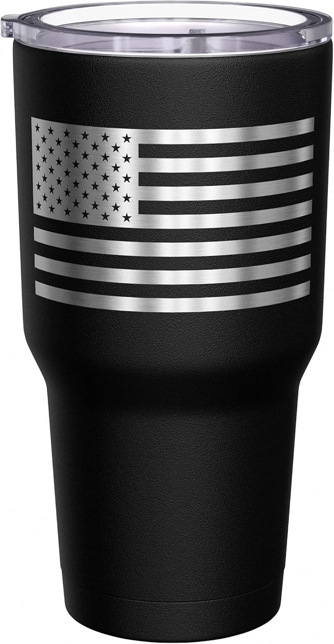 We The People Holsters - Gun Owner Or Victim - You Choose - Coffee Tumbler - American Flag Coffee Travel Mug - Engraved Tumbler - Double Insulated Tumbler - 30 oz