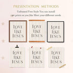 LARTSFRO Coquette Leopard Bow Jesus Wall Art Decor Posters, Y2K Cheetah Leopard - Image 4