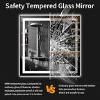 LED Bathroom Mirrors 32"x32" Bathroom Mirror - Image 6