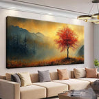 Suconvng Modern Wall Art For Living Room Painting Modern Gold Landscape Canvas by Suconvng