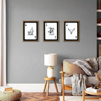 Western Cowboy Wall Art Set Of 3 Cowboy Print Playing Card Inspired - Image 6
