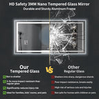 72"x32" LED Bathroom Mirror - Image 7