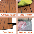 YU LI 3DH Peel and Stick PVC Slat Wall Panel 118"x15.75" Self-Adhesive Thick - Image 6