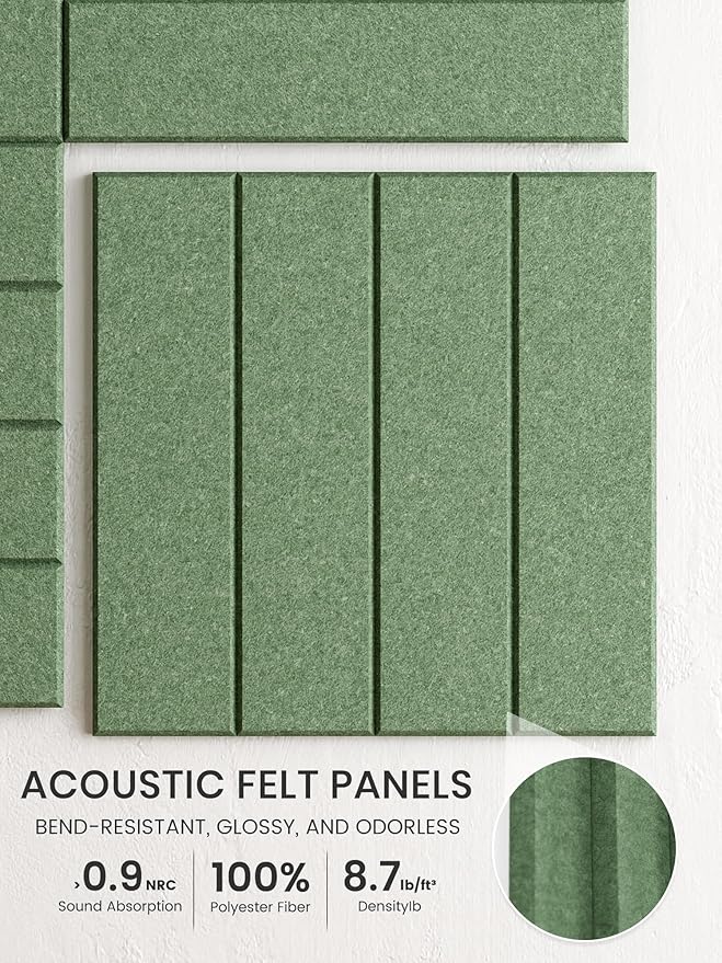 Bumusty Large Cork Board Alternative-36 x 24" Felt Bulletin Board Tiles - Image 3