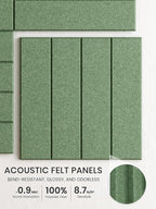 Bumusty Large Cork Board Alternative-36 x 24" Felt Bulletin Board Tiles - Image 3