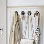 bussdis 10-Pack White Adhesive Wall Hook - Image 4