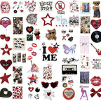 170PCS Y2K Grunge Stickers, Aesthetic Downtown Girls Pack Cool Trendy 2000s for Water Bottle Funny Waterproof Stickers for Teens Adults Vinyl for Laptop Skateboard