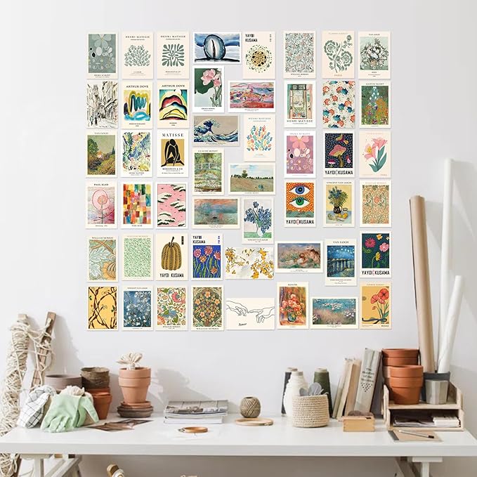 KBKBART Eclectic Wall Decor, Colorful Maximalist Decor Boho Gallery Wall - Image 4