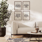 Locomiss Black and White Christian Wall Art Decor Posters, Modern Bible Verse - Image 4