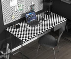 Modern Peel and Stick Wallpaper Black and White Mosaic Checkered Contact Paper - Image 7