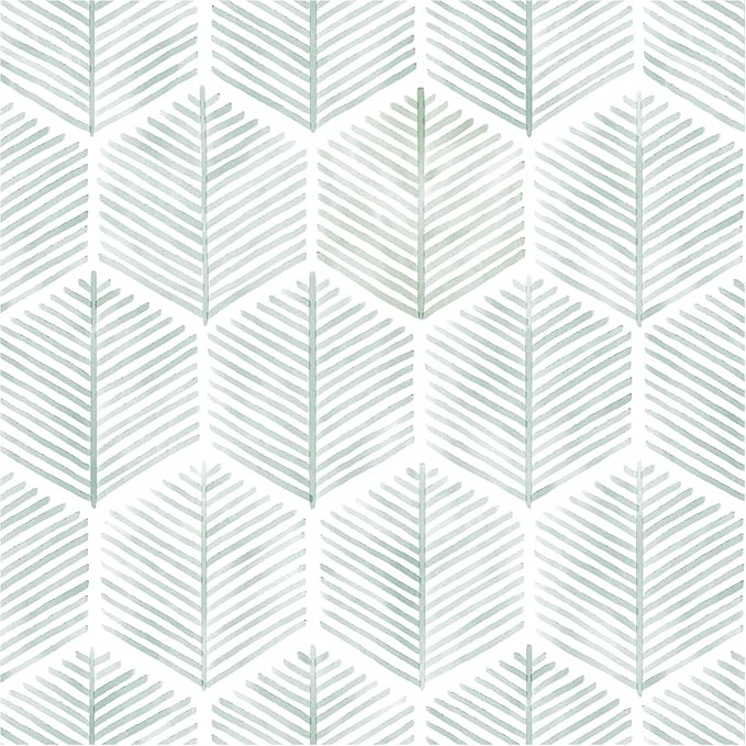 Modern Peel and Stick Wallpaper 17.3''×591'' Geometric Wallpaper Boho Contact by OSECAGE