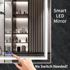 60"x28" LED Bathroom Mirror - Image 5