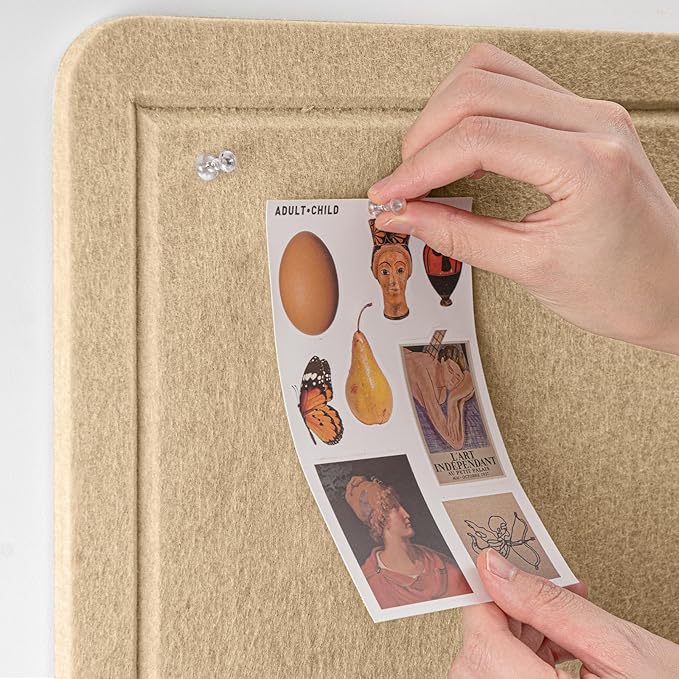 Lightomorrow Bulletin Board, 36 x 24 inches Felt Board - Image 2