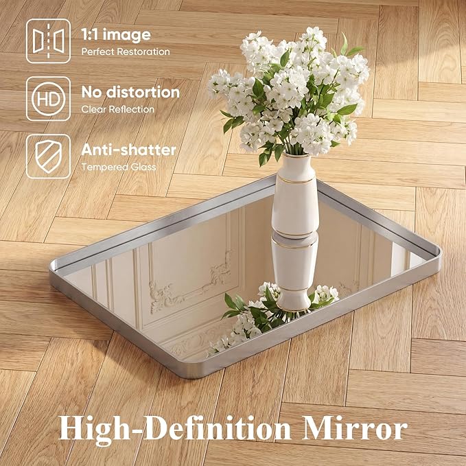NEWBULIG 24X32 Inch Bathroom Mirror - Image 3