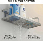 PUSDON 2-Pack 16.5" Extra Long Slim Hollowout Shower Caddy, Wall Mount Spice - Image 5