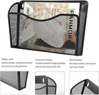 Gawerk 3 Pack Wall File Organizer, Mesh Wall File Pocket Mail Organizer Hanging - Image 3