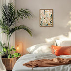 Framed Boho Floral Wall Art, Neutral Botanical Wildflower Canvas Wall Decor - Image 8