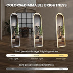 Sweetcrispy Arched LED Full Length Mirror - Image 4
