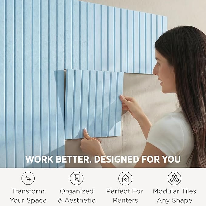 VIVELDA Large Bulletin Board 48x36- Office Wall Organizer to Replace Your Old - Image 2