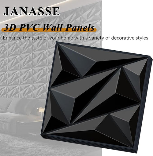 3D Wall Panel for Interior Wall Decor, PVC Wall Panels for Living Room Bedroom - Image 2