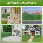 Artificial Grass Wall Panels 20"x20", Hedge Green Wall Decor Backdrop, UV-Anti - Image 8