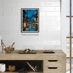 Podafu Japanese Tokyo Tea House Canvas Wall Art - 10L" x 8W" - Unframed - - Image 5