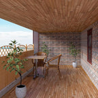 3D Wall Panels Peel and Stick in Red White Stone, Faux Brick Wall Panels - Image 7