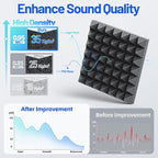 48 Pack Pyramid Sound Proof Foam Panels - Image 4