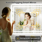 Briivue 88x38 Inch LED Bathroom Mirror - Image 5