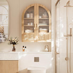 INNOD 4-Tier Arched Bathroom Wall Cabinet - Image 5