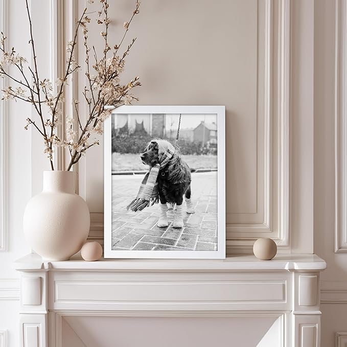 Poster Master Dog Dressed for Winter Print - Image 5