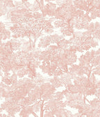 Chesapeake, Spinney Rose Toile Wallpaper, Pre-Pasted, 20.5-in x 33-ft by Chesapeake