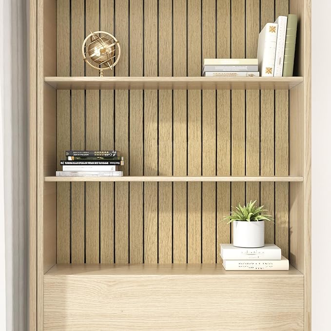 Peel and Stick Beige Wood Panels - Image 7