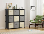 HOMIDEC Closet Organizers and Storage, 9 Cube Storage Organizer, Portable - Image 5