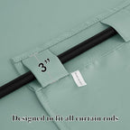 RYB HOME Blackout Curtains for Bathroom - Image 2