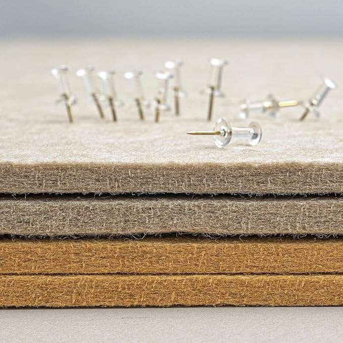Lightomorrow Bulletin Board, 35 x 17 1/2 inches Felt Board - Image 6