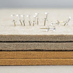 Lightomorrow Bulletin Board, 24 x 18 inches Decorative Felt Pin Board, Cork - Image 5