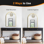 Delma Arched Bathroom Mirror, Living Room and Entryway - Image 6